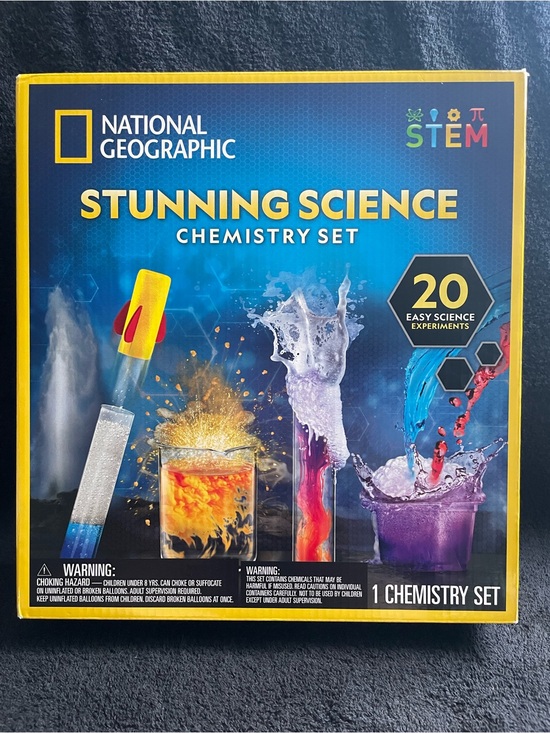 National Geographic Other - NIB National Geographic Stunning Science Chemistry Set STEM